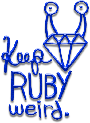 Keep Ruby Weird Logo